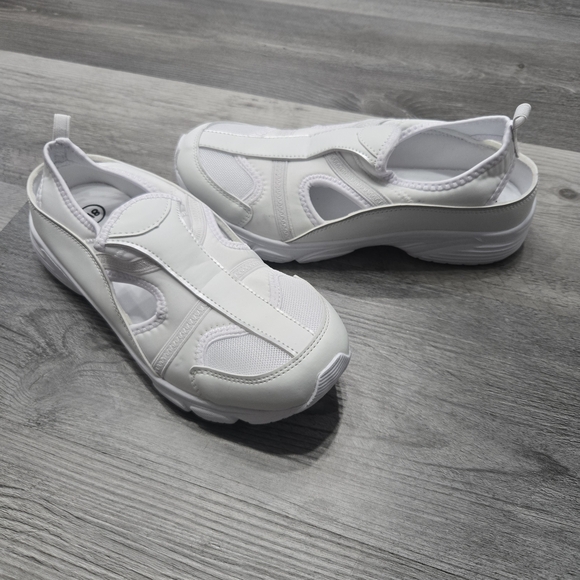Shoes - Women's White Slip-On Sneakers
